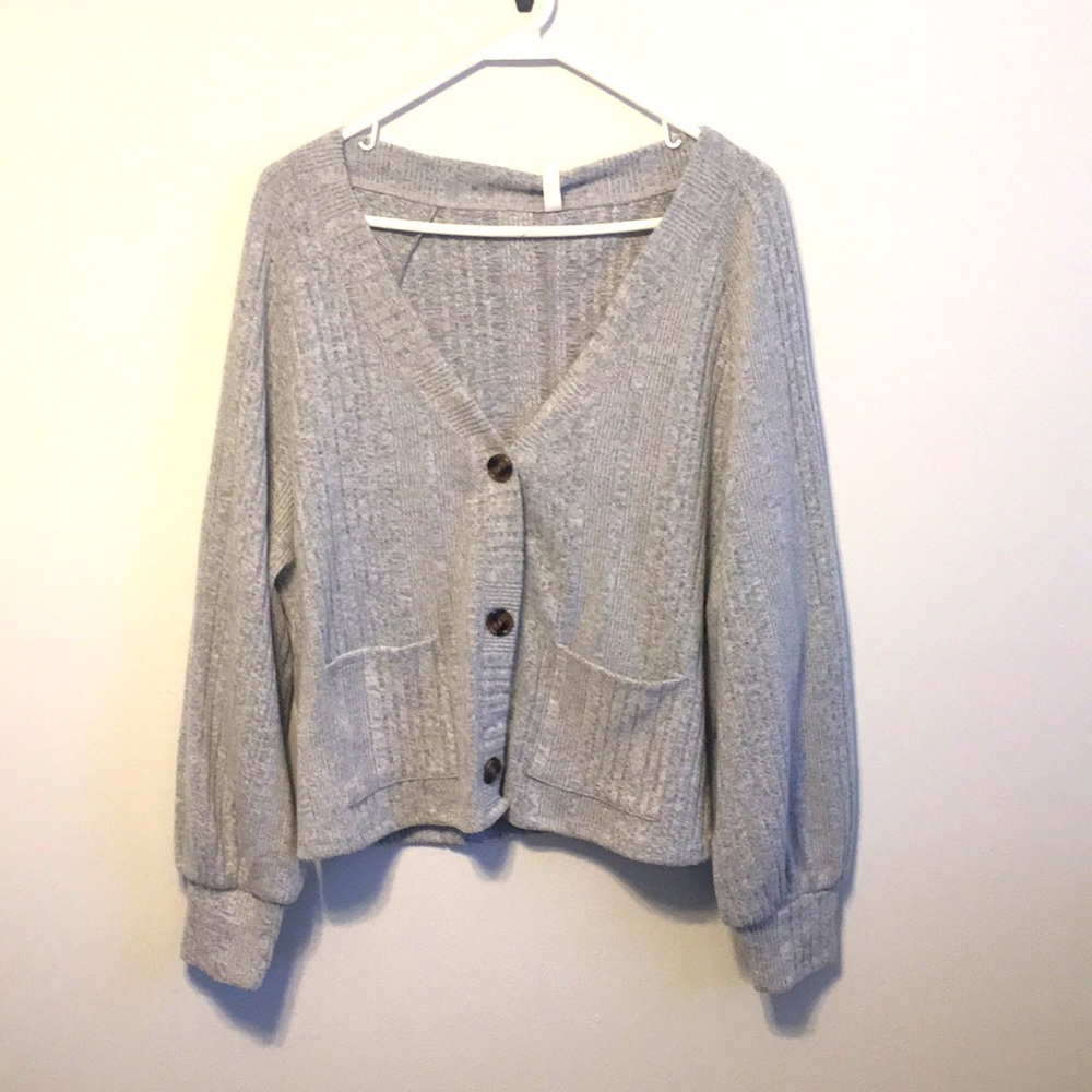 Escape reality button-down cardigan